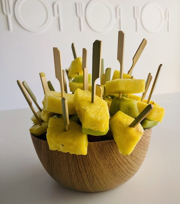 Plateau de 24 brochettes de 3 fruits