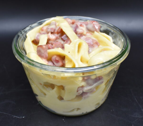 Tagliatelles Carbonara – 580 ml (à réchauffer)